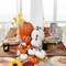 Pumpkins Set Clearance, Fall Pumpkins with Maple Leaves for Autumn Thanksgiving Holiday Home Decor